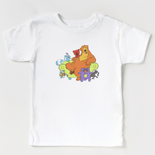 Bear In The Big Blue House Couch Pip Pop Tutter Ojo 90s Series Toddler T-Shirt - Picture 2 of 19