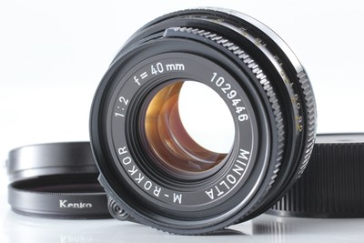 Late Model【Near MINT】MINOLTA M ROKKOR 40mm f2 Lens for CL CLE