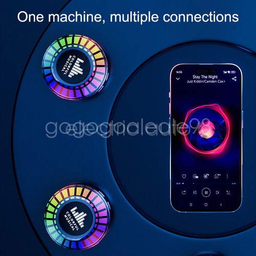 Altoparlante Bluetooth Wireless Conduzione Ossea Luce RGB 3D Subwoofer Suono Stereo - Foto 13 di 23