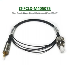LASER TREE 405nm 75mW MultiMode Fiber Coupled Laser Diode Fiber Core Diamete 9μm