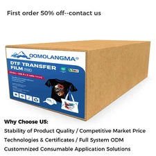 23.6in x 328ft DTF Transfer Film Roll Double Sided Instant Hot Peel-2 Rolls