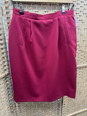 Vintage Expression Lined Red Short Skirt Size 16 Bnwt