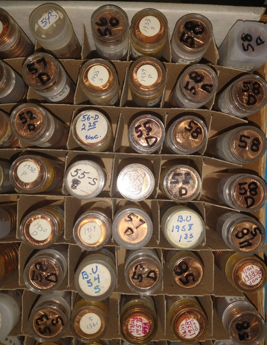 HUGE ROLL HOARD SALE #23 .. 3 rolls - 1961-D, 63-P & 1966-P ALL BU SEALED - Picture 12 of 18