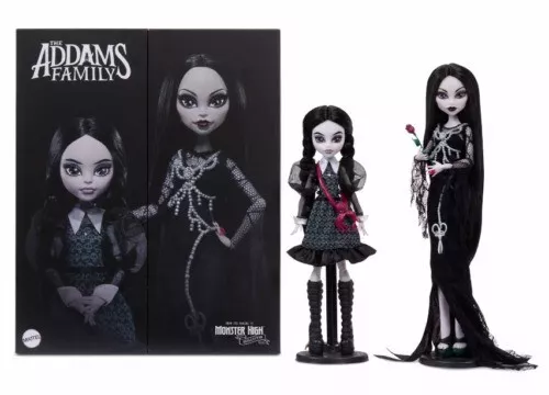 Monster High Skullector Addams Family Doll Two Pack Wednesday Morticia