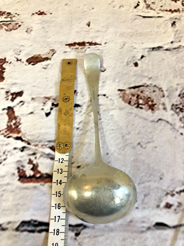 Vintage Plate Nickle Silver Serving Spoon Ladle - Picture 4 of 4
