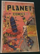 Planet Comics 63 Fiction House 1949 Joe Doolin Cover Golden Age Comic Book