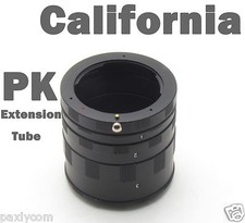 Macro Extension Tube Ring for Pentax PK K Mount Kx Km k7/5 K200D K100D K20D K10D