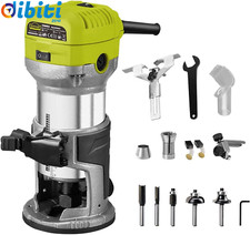 Fresatrice Rifilatore,  Router Di Legno Elettrico 710W 13000-33000 Giri / Min, 6