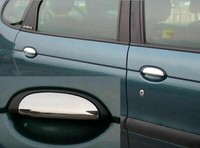 Set Edelstahl TüRgriffe Blenden Chrom FüR Dacia Logan 1 Renault Scenic 1
