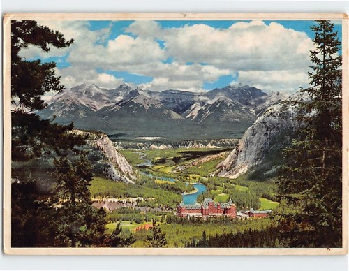 Postcard Banff Springs Hotel Banff Canada | eBay