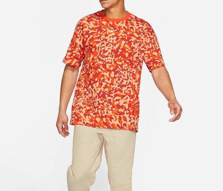 Nike orange sale camo shirt