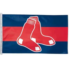BOSTON RED SOX LOGO 3'X5' FLAG BRAND NEW FREE SHIPPING WINCRAFT