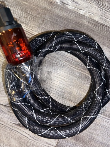 Maze Audio Eden Serie schwarz orange AC Audio Netzkabel Kabel 6 Fuß audiophil - Bild 2 von 2