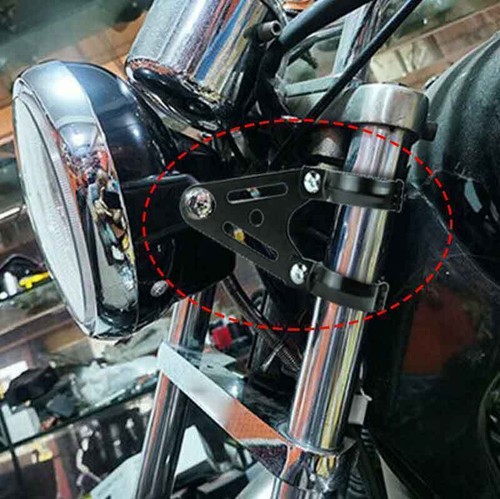 Support de fourche avant phare LED moto pour tubes de fourche avant 52-57 mm - Photo 3/10
