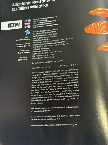 Transformers Legacy: The Art of Transformers Verpackung von IDW Softcover - Bild 6 von 19