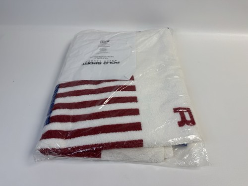 RAR! Vintage USA Ralph Lauren AUSGESCHRIEBEN Polo Sport Bad Strandtuch 67”x35” - Bild 6 von 7