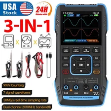 FNIRSI 2C23T Handheld Oscilloscope Digital Multimeter Signal Generator 3in1 2.8"