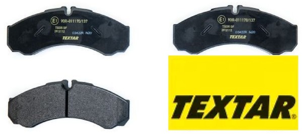 Textar 2912112 Bremsbelagsatz FüR Scheibenbremse Bremsbelagsatz-image