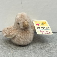 Rare Boyd  s Bear  Friends Mini Fuzzy Chick Plush Lt Rose Pink NWT Spring Bird