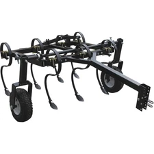 Field Tuff Cultivator - 48in. Width, 7 Shanks, Adjustable Depth Control,