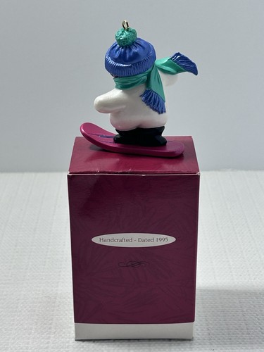 Hallmark Ornament Keepsake 1995 Brother On Snowboard Christmas Tree Vintage - Picture 3 of 10