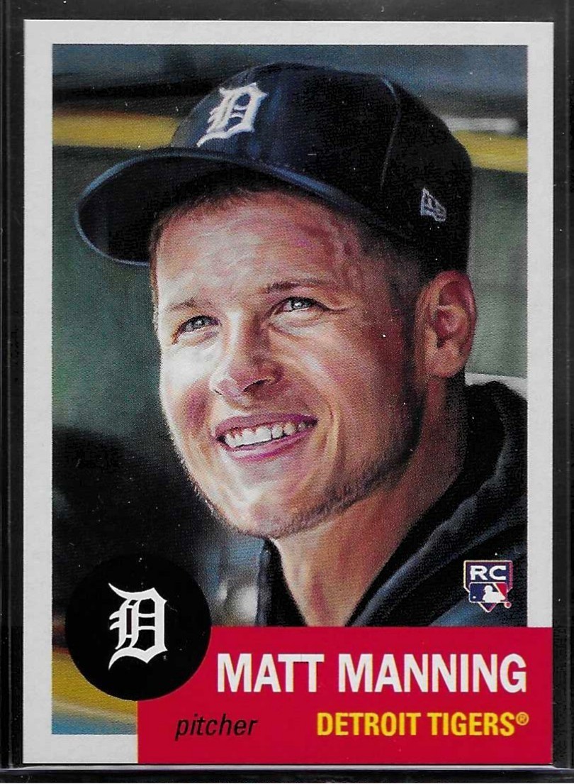 2022 TOPPS LIVING SET # 498 MATT MANNING Rookie Detroit Tigers 2,177 Printed b