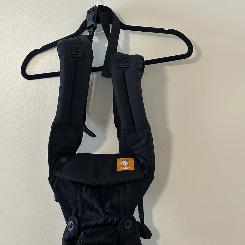 "Portabebés Tula Coast Urbanista Explore negro correas ajustables cintura 52"" máximo" Foto 2 de 4