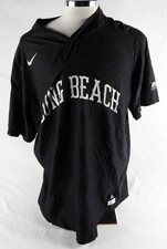 2019 Long Beach State Dirtbags #16 Game Used Black Jersey Baseball XL 583