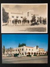 [2] Dow Hotel Lone Pine California postcards [both posted]