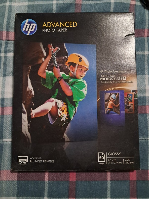 HP Advanced Photo Paper Glossy 50 Sheets