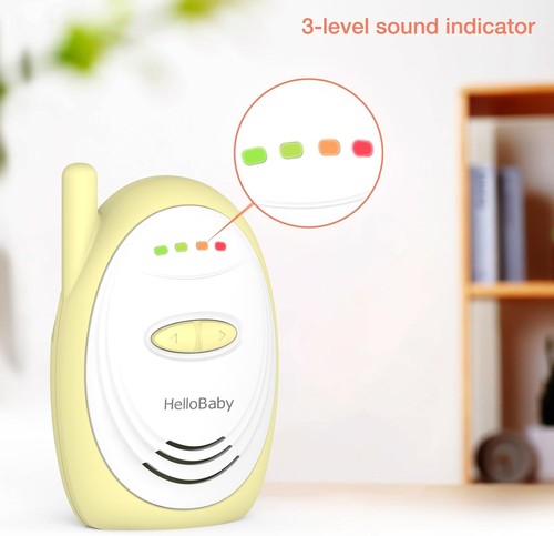 Monitor de bebé inalámbrico compacto con 1000 pies y diseño portátil para familias - Imagen 7 de 11