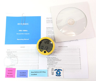 Oceanic Veo 100 Nx Scuba Dive Computer Puck Module Air & Nitrox 100Nx      #6139