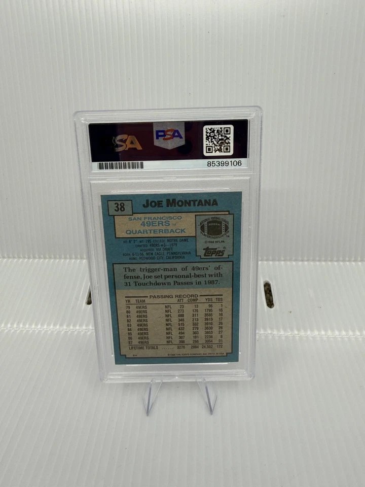 Autógrafo Joe Montana Certificado PSA/DNA 🔥 49ERS Legend Salón de la fama QB Auténtico Automático Foto 4 de 4