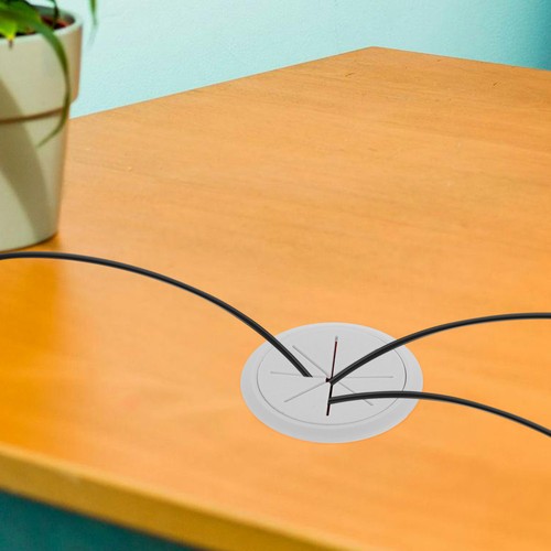 4 Pcs Desktop -Kabelbox Büro Kabellochabdeckung Für Schreibtisch - 第 7/12 張圖片