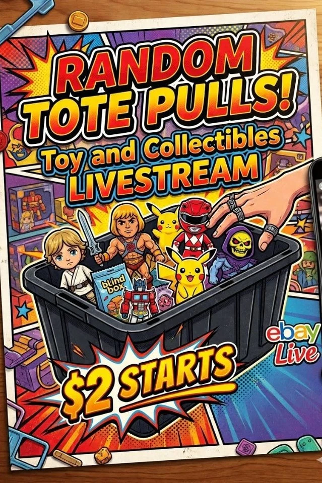 Action Figure, Toys, and Collectibles $2 Starts!