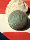Dug Civil War 💥 🇺🇸 💣 US Staff Coat Button