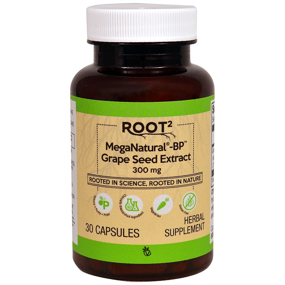 MegaNatural®-BP™ Grape Seed Extract, 300 mg, 30 Capsules