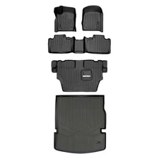 SMARTLINER SA0315/B0071/C0071/D0113 Front/Rear BLACK Floor Liners for Durango