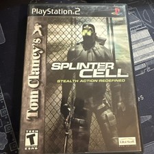 Splinter Cell - Sony PlayStation 2 PS2 Tested and Working CIB