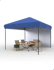 10x10 ft Canopy, Portable Pop-up Canopy with 1 Sidewall, Waterproof UV