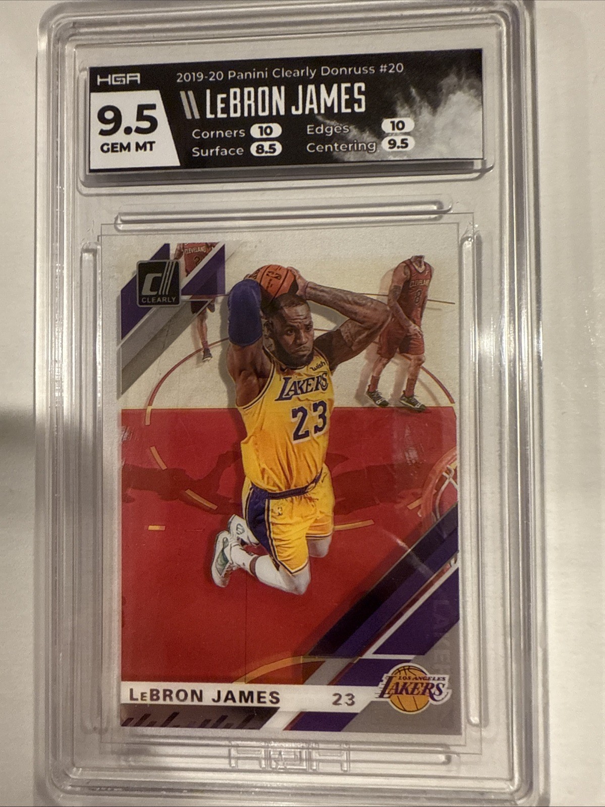 2019-20 Panini Clearly Donruss - LeBron James #20