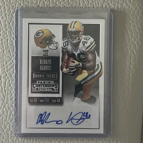 2015 Panini Contenders #263 Alonzo Harris Packers Auto HS