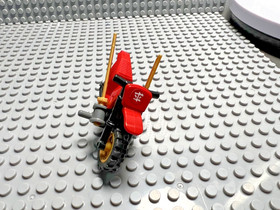 LEGO Ninjago Movie Minifigure - Kai Fire Mech Driver w/ Motorcycle - NJO0349