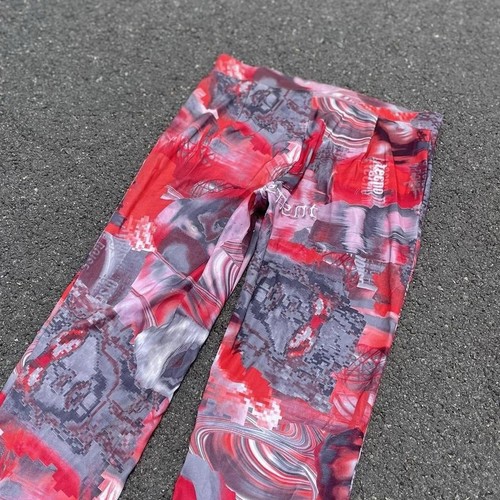 Vintage 90s All Over Print Rave Trippy Pant Made In USA - Picture 4 of 4