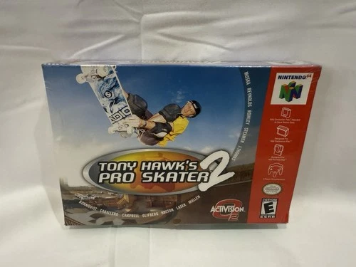 Tony Hawk's Pro Skater 2 (Nintendo 64, 2001) Brand New Sealed