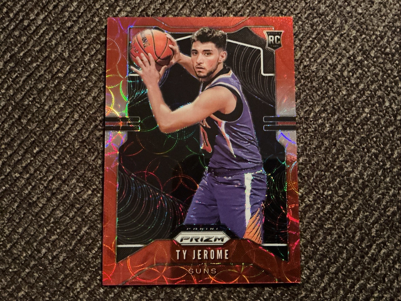 2019-20 Panini Prizm Rookie Ty Jerome Choice Red Scope SP /88 SUNS RC #268