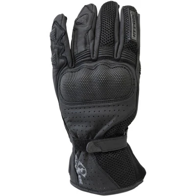 Stadler Motorrad Handschuhe Vent Touch - kurze Leder Sommerhandschuhe luftig - Bild 1 von 4