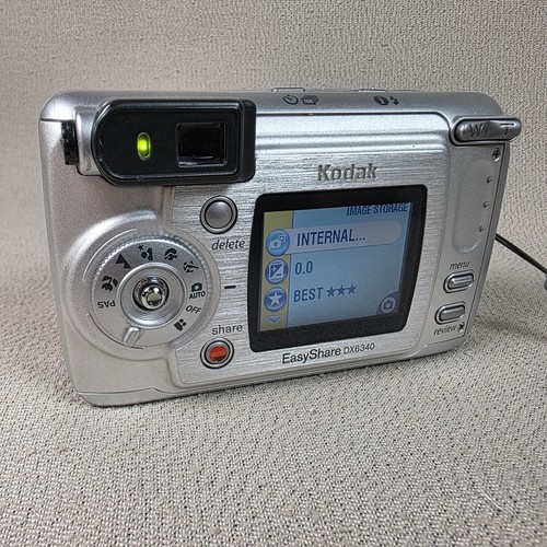 Cámara digital Kodak Easy Share plateada DX6340 3,1 MP - Funciona muy bien - ¡Excelente! - Imagen 2 de 5
