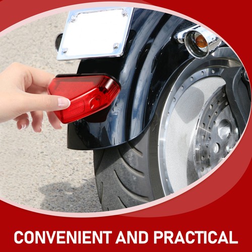 Car Rear Tail Light Motorcycle with Blinkers Brake Lights - Foto 4 di 12