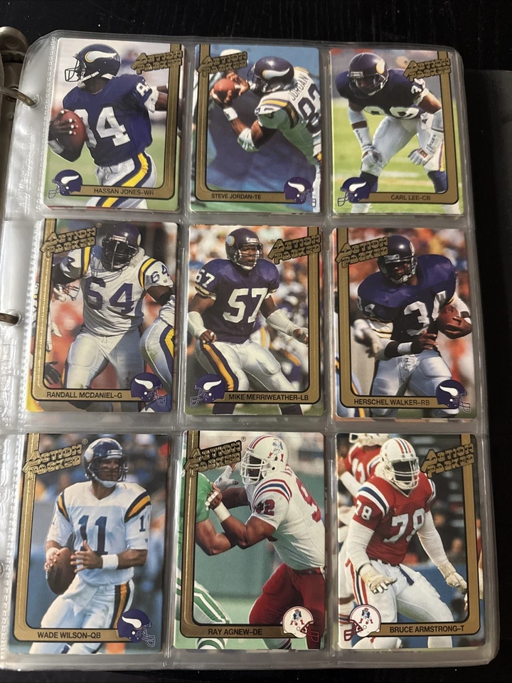 1991 Action Packed Football Card #s 146-299 -You Pick- NFL Trading Cards - Image 2 of 4